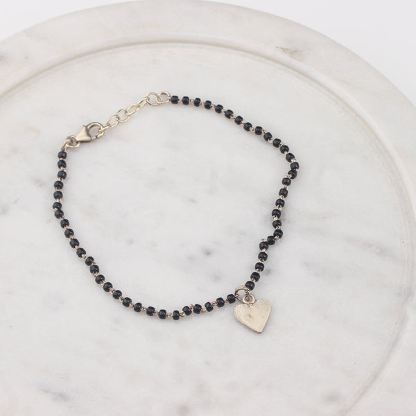 Silver Charm Mangalsutra bracelet