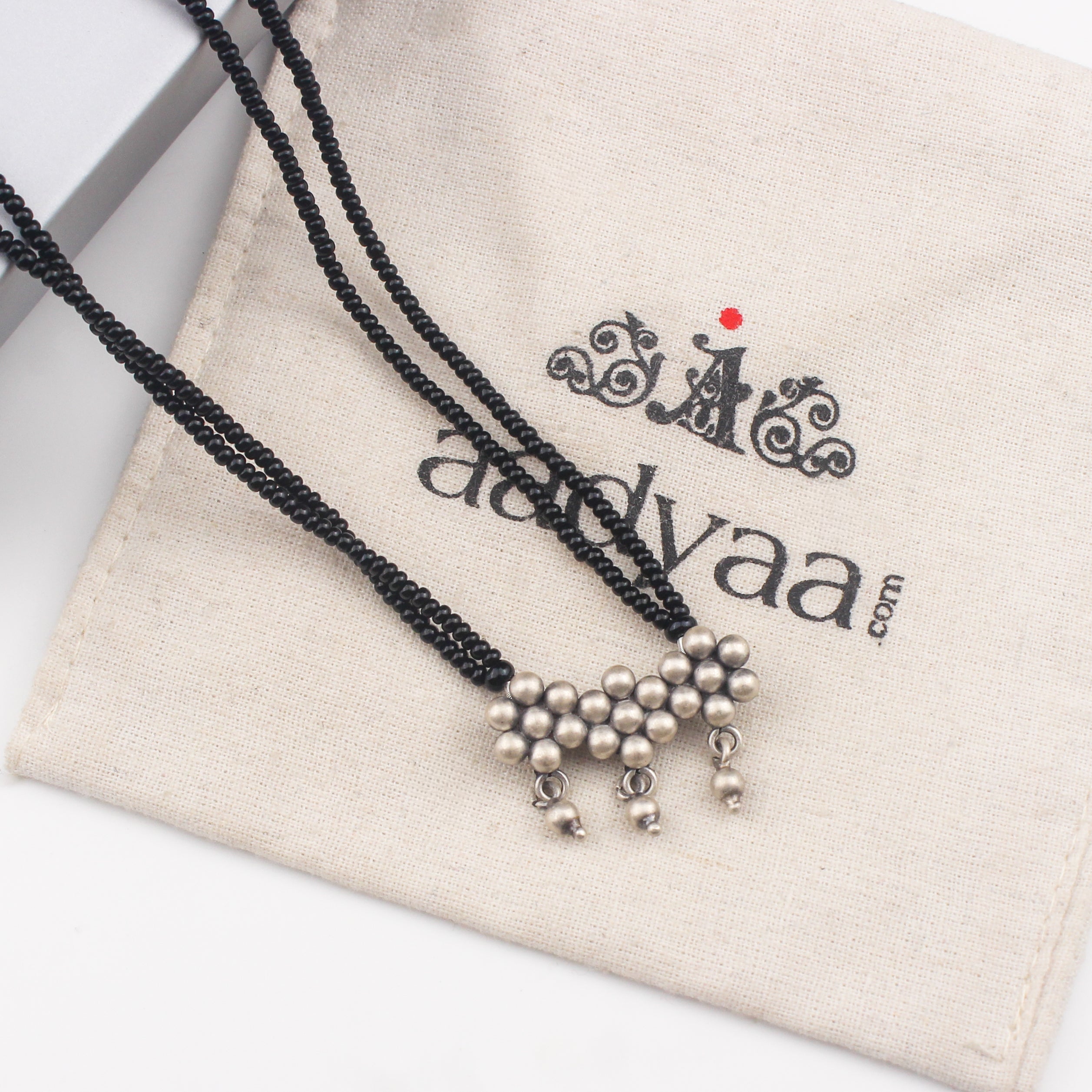 Itihaas Small Kudi Mangalsutra |  92.5 Silver
