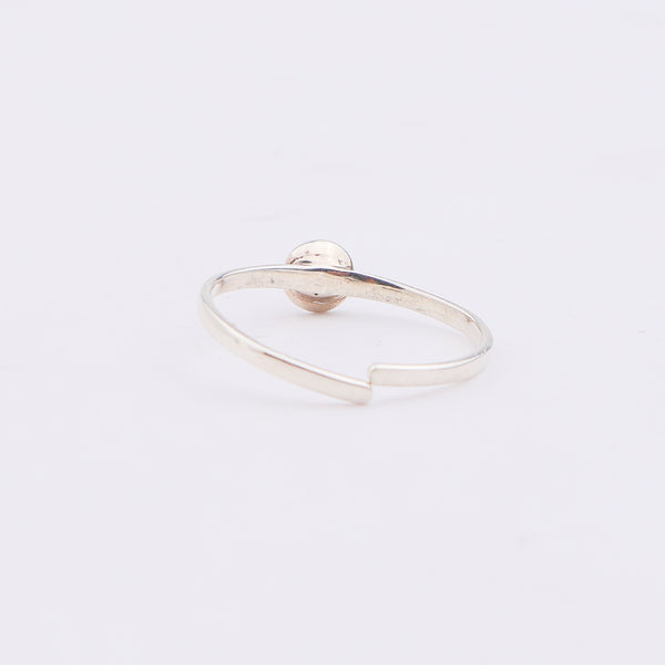 Sliver Evil Eye Stud Ring