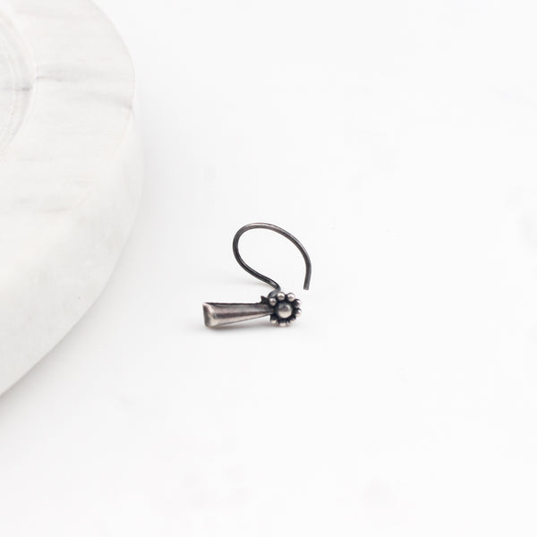 Handmade Silver Nose pin (Pierced)