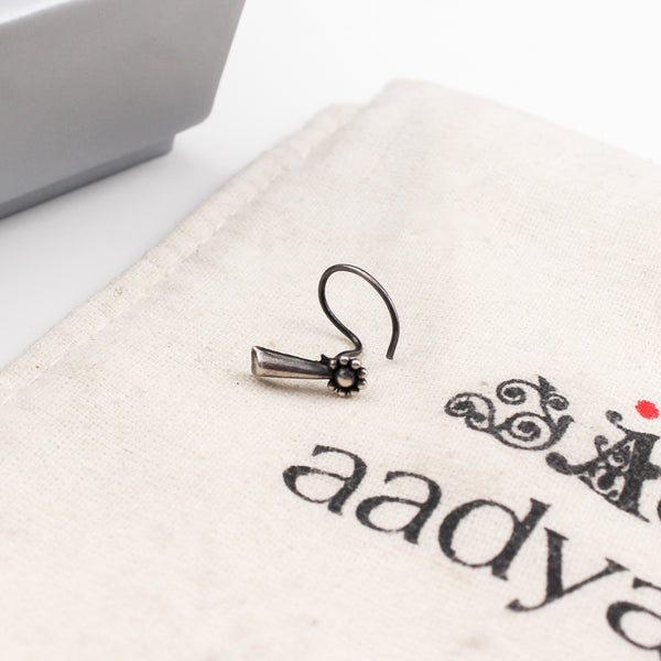 Handmade Silver Nose pin (Pierced)