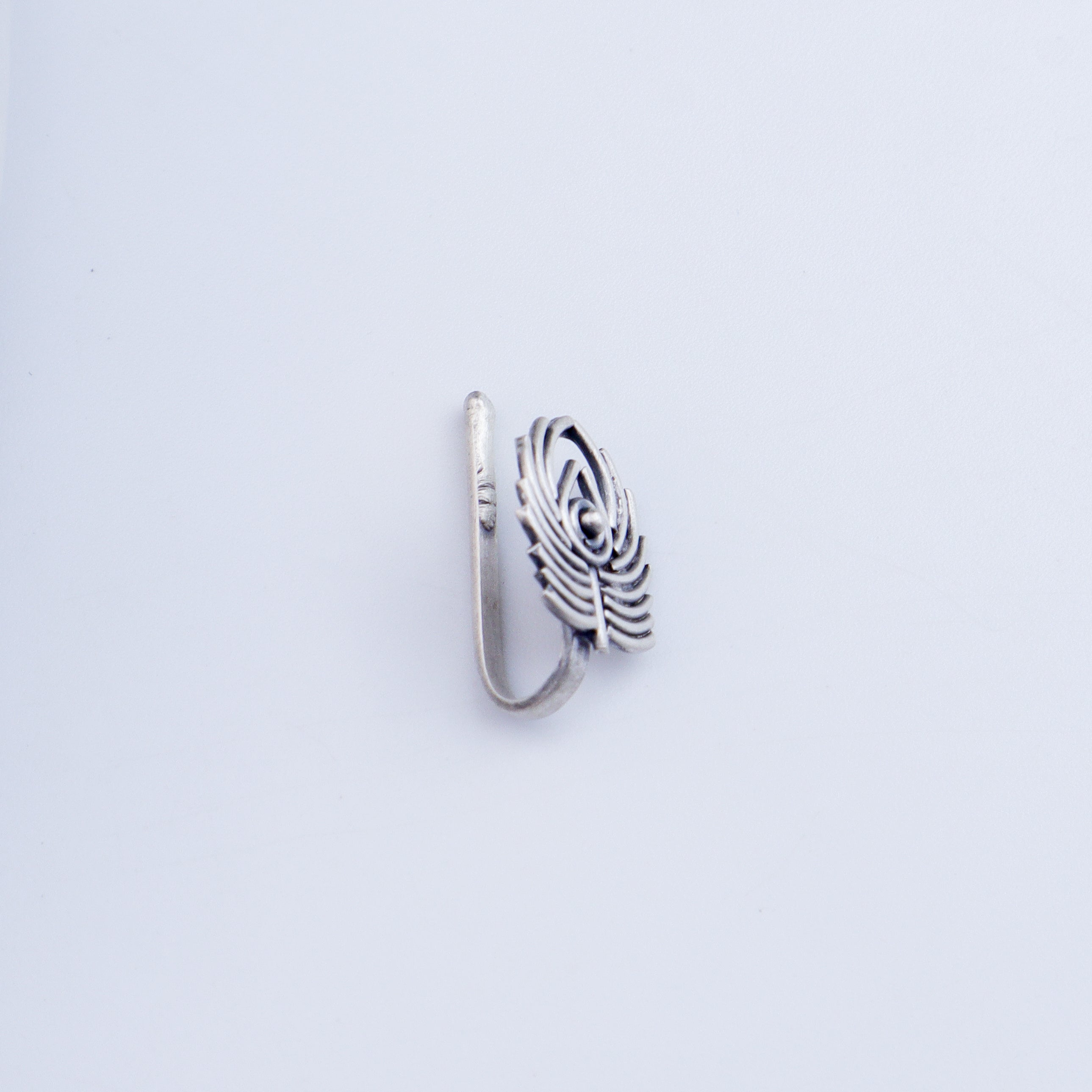 Peacock Feather Nose pin (Clip on)