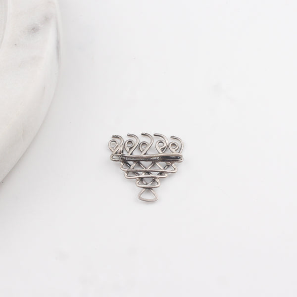 Saraswati Pin/Brooch : Small Motif
