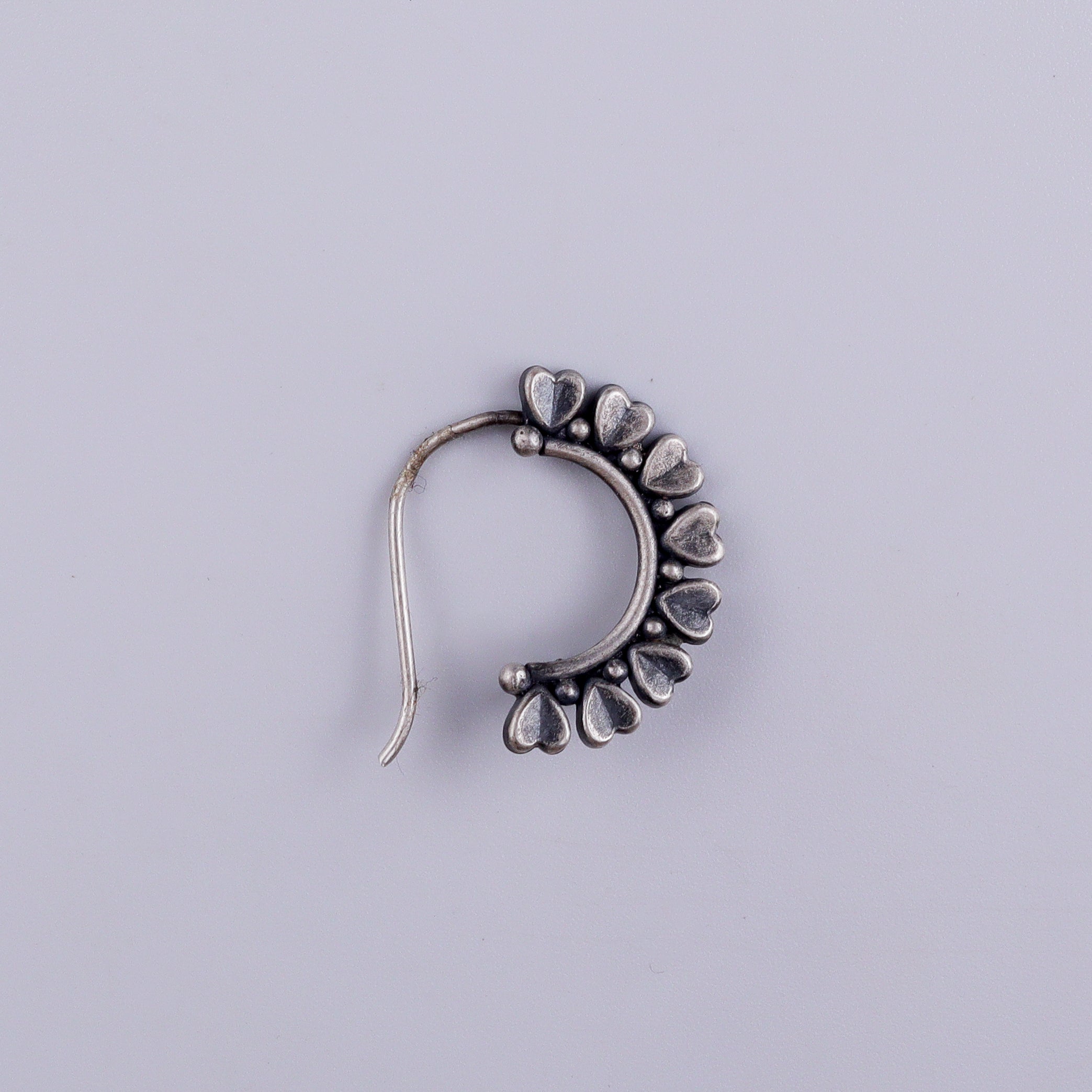 Silver Heart Nath (Left, Pierced)
