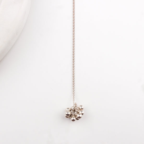 Silver Ghungroo Bunch Earcuff Plain Clip-on
