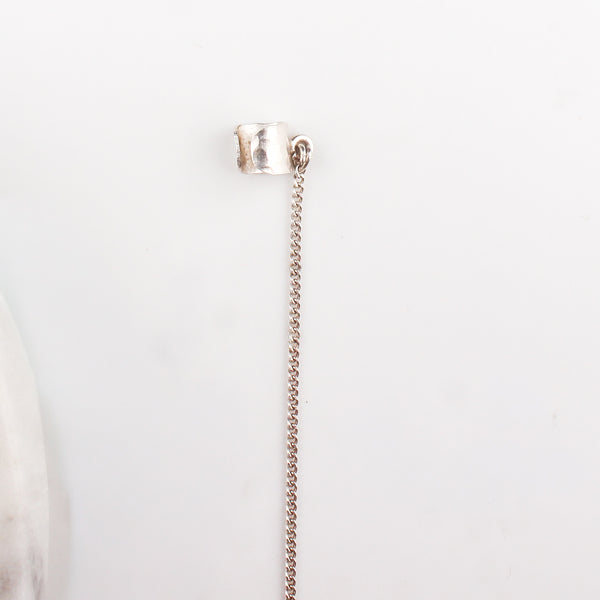 Silver Ghungroo Bunch Earcuff Plain Clip-on