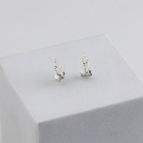 Silver Feather Stud | 92.5 Silver