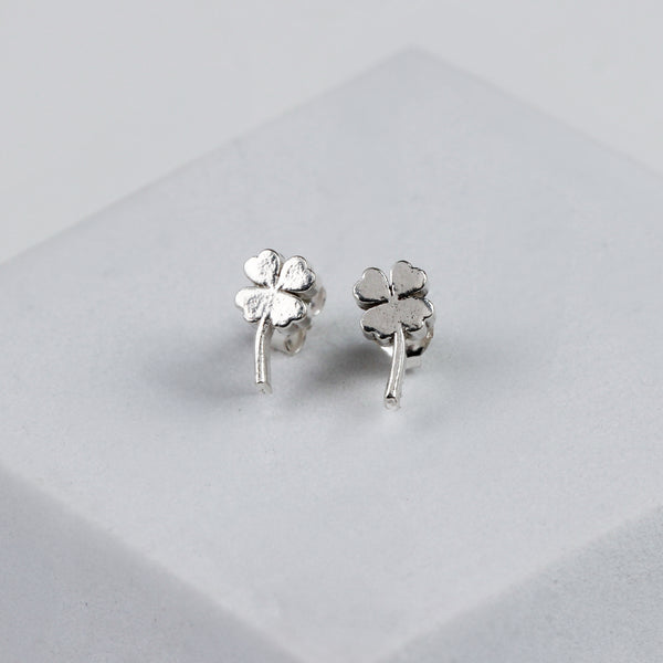 Silver Clover Leaf Stud | 92.5 Silver