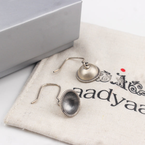Silver Medium Vatee Jhumki