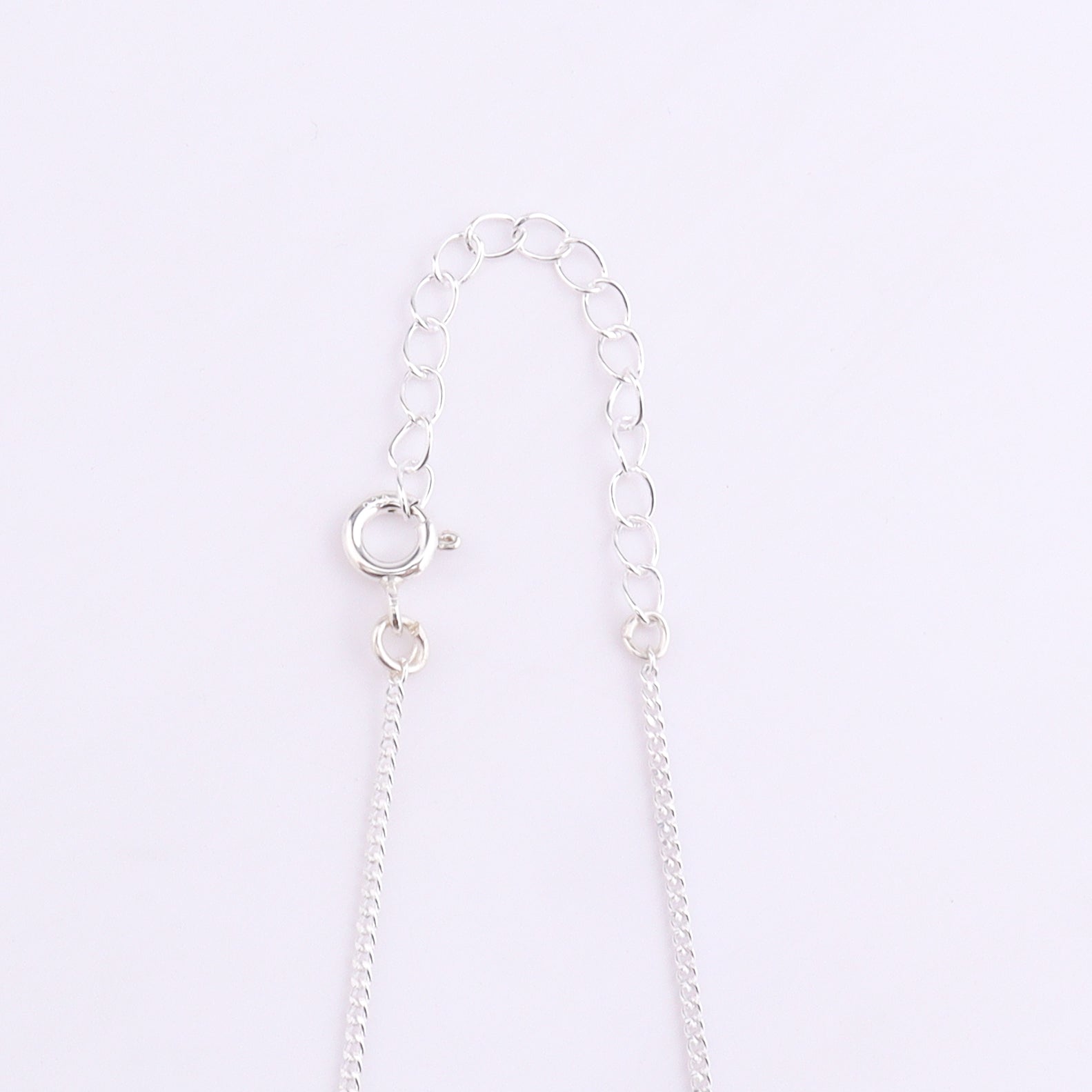 Silver Labradorite Chain