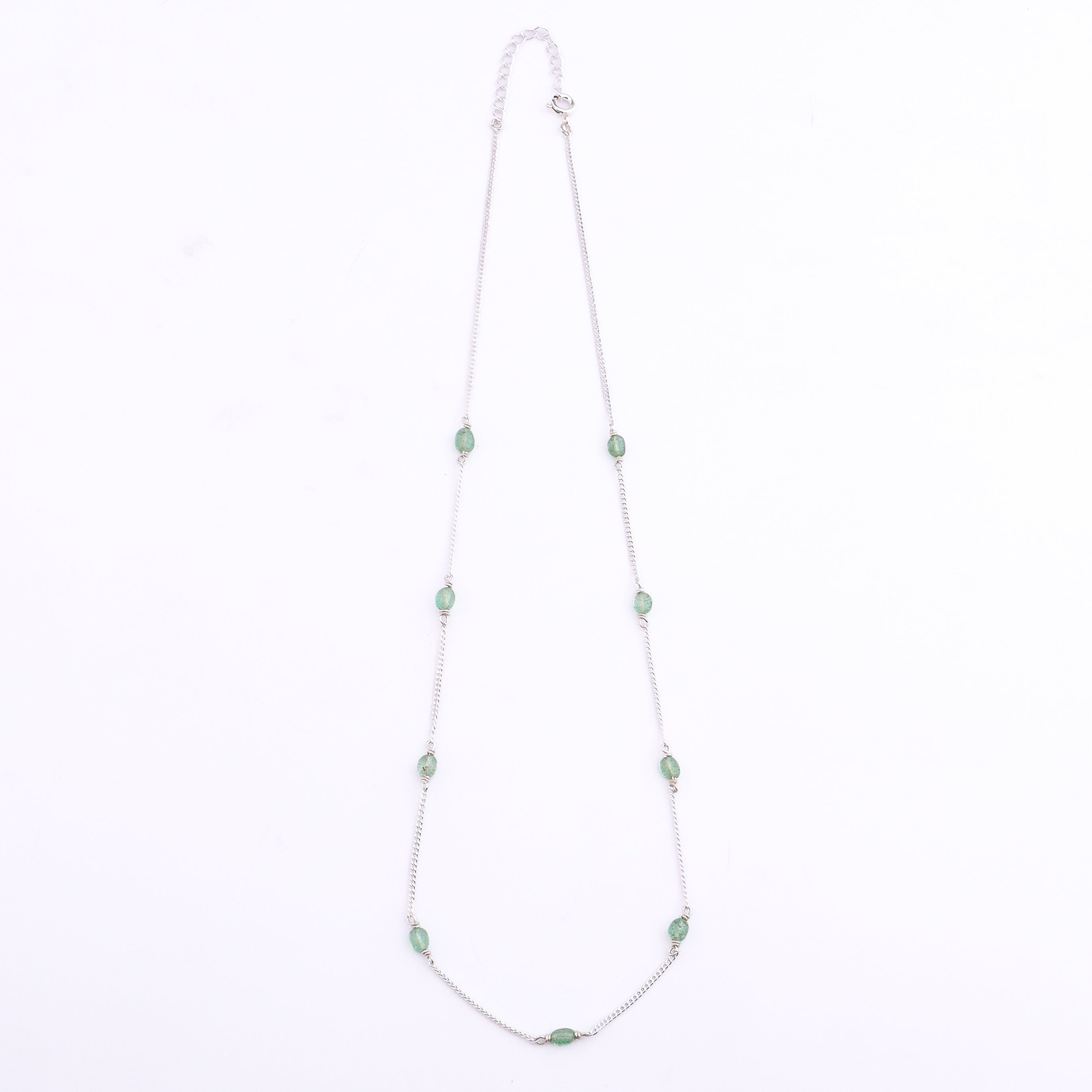 Silver Russian Quartz Chain