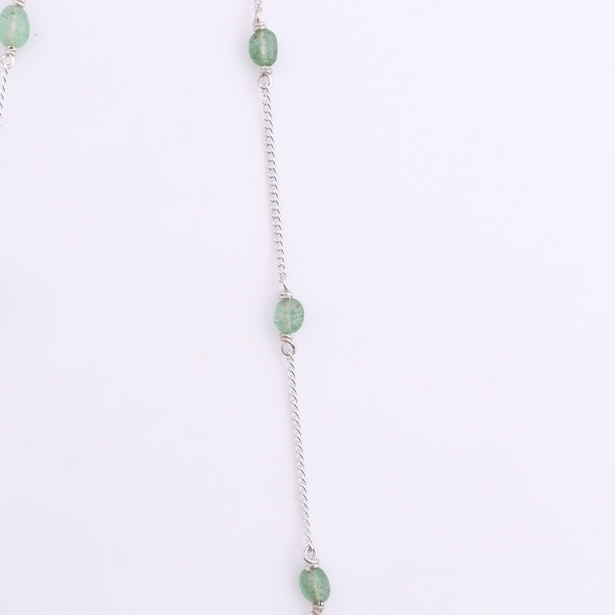 Silver Russian Quartz Chain