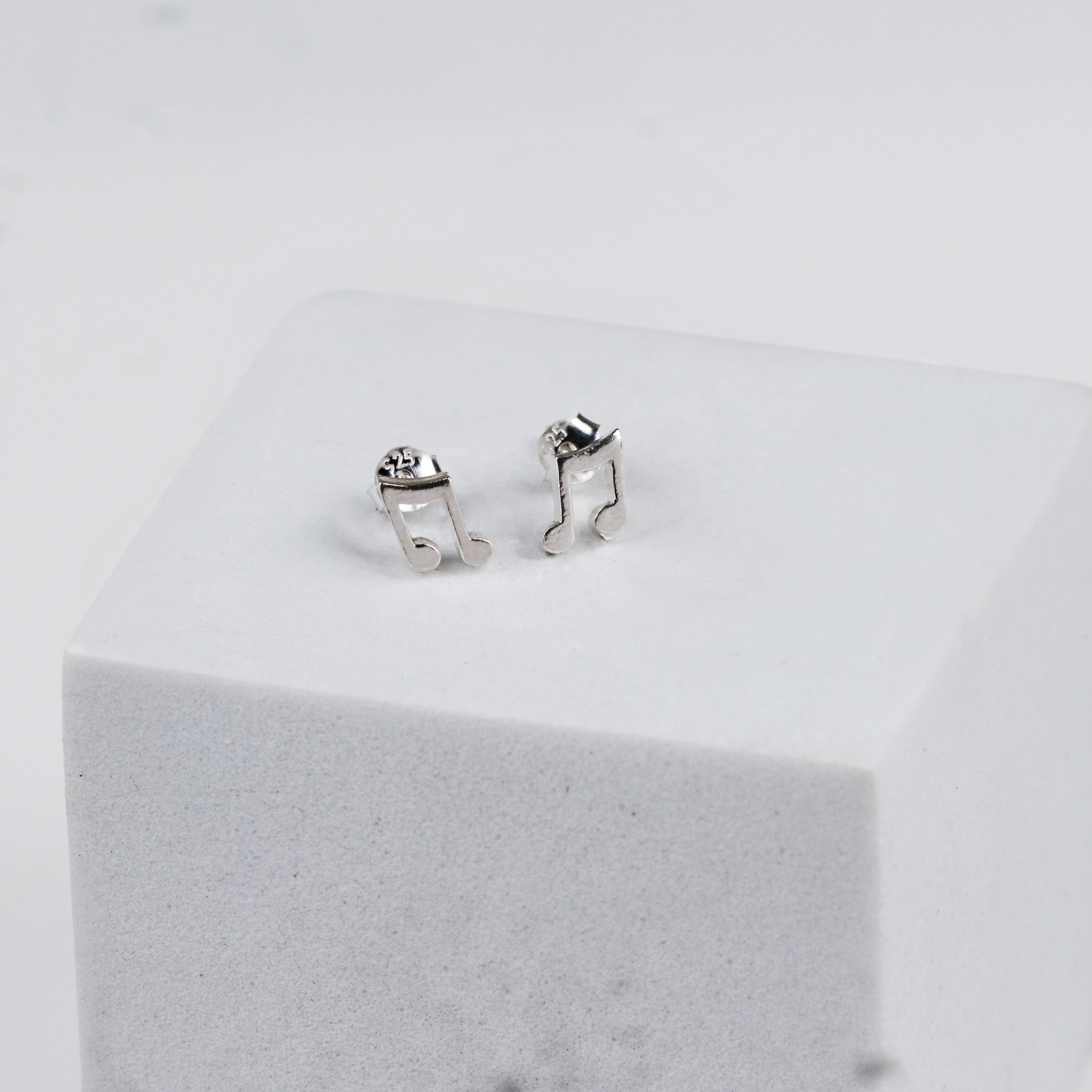 Silver Musical Stud