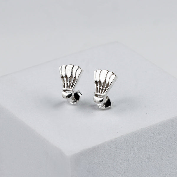Silver Shuttlecock Stud | 92.5 Silver