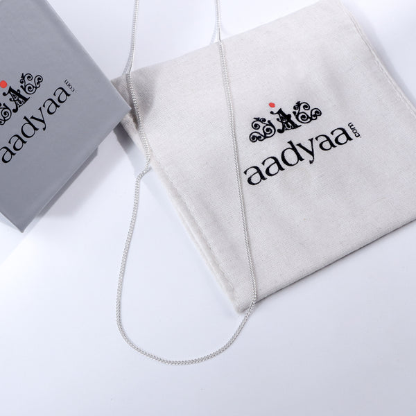 Silver Chain for Men / Women - ( 18 inches )