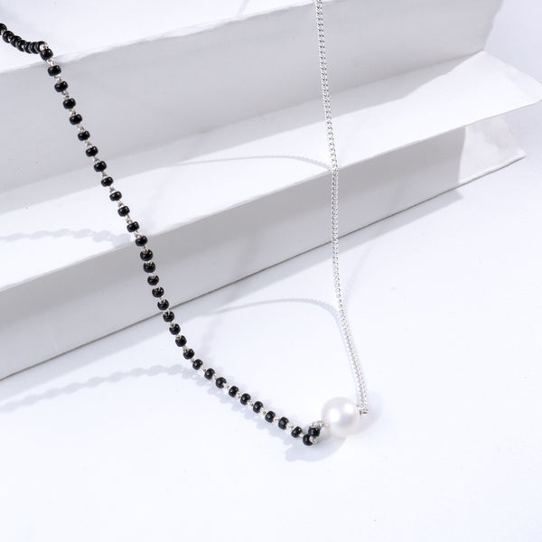 Half & Half: Pearl Mangalsutra
