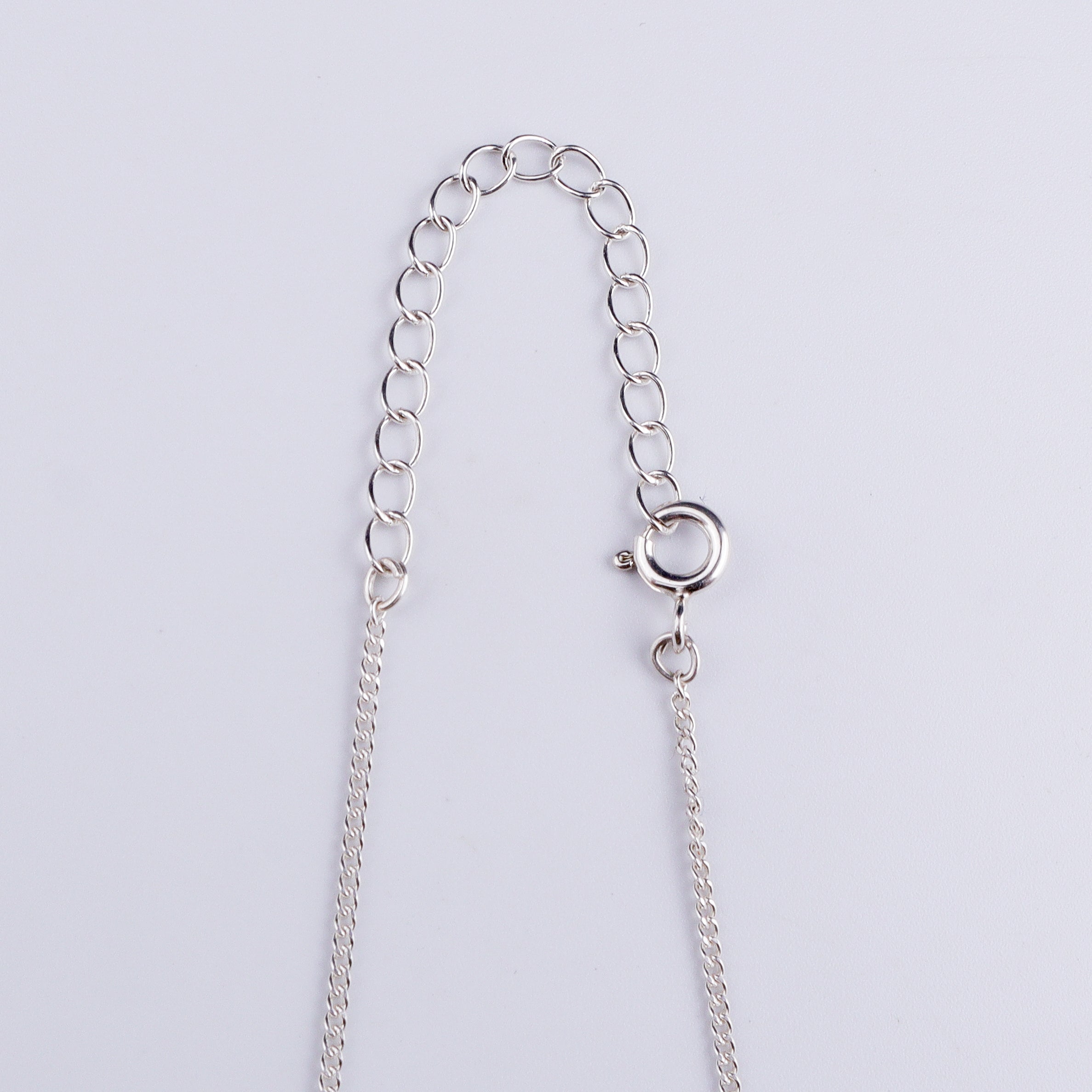 Silver Chain Necklace (Evil Eye)