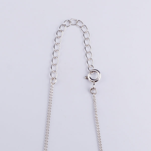 Silver Chain Necklace (Evil Eye)