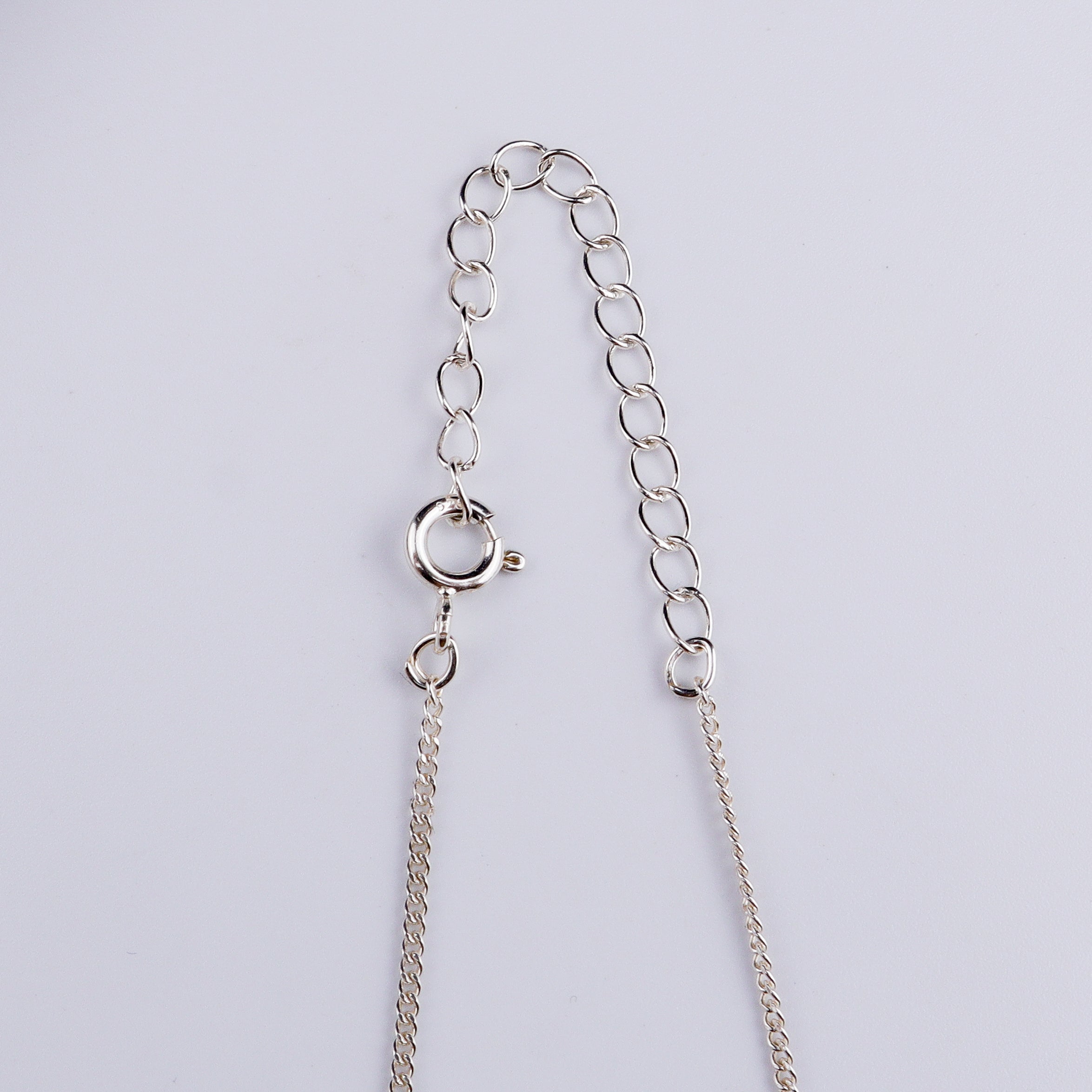 Pearl Bunch Silver Chain Necklace