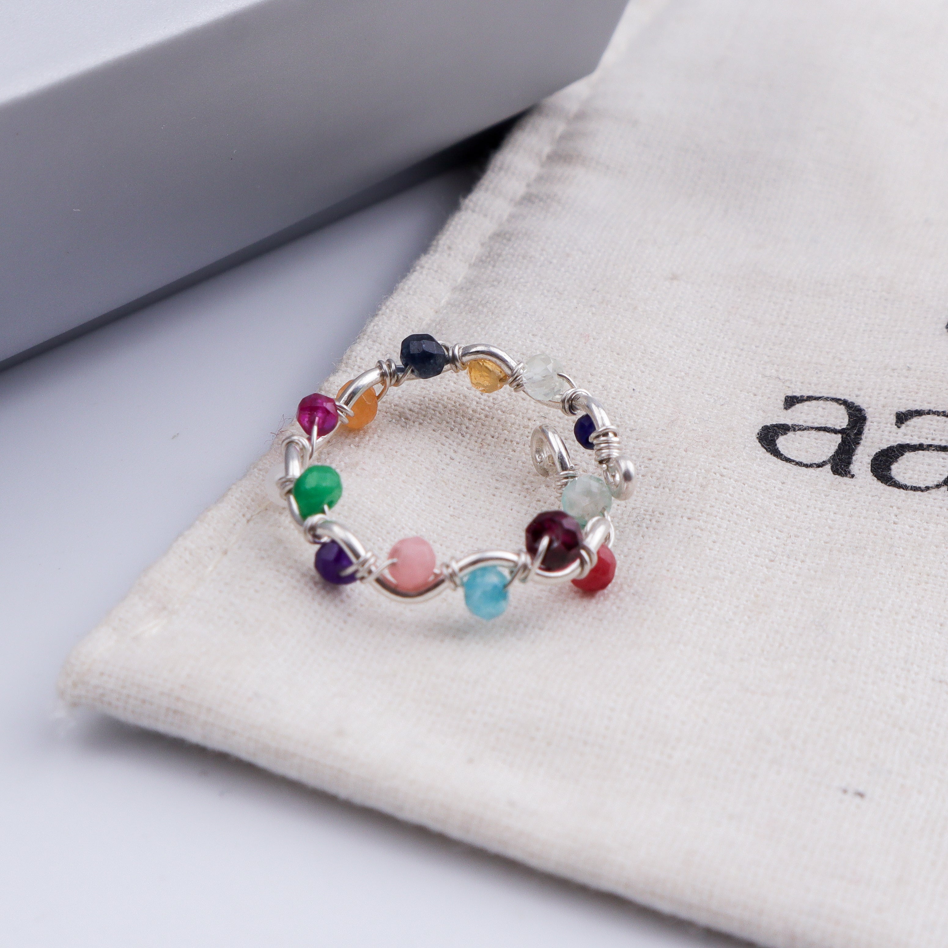 Multicolor Twisted Ring (Project Handmade)