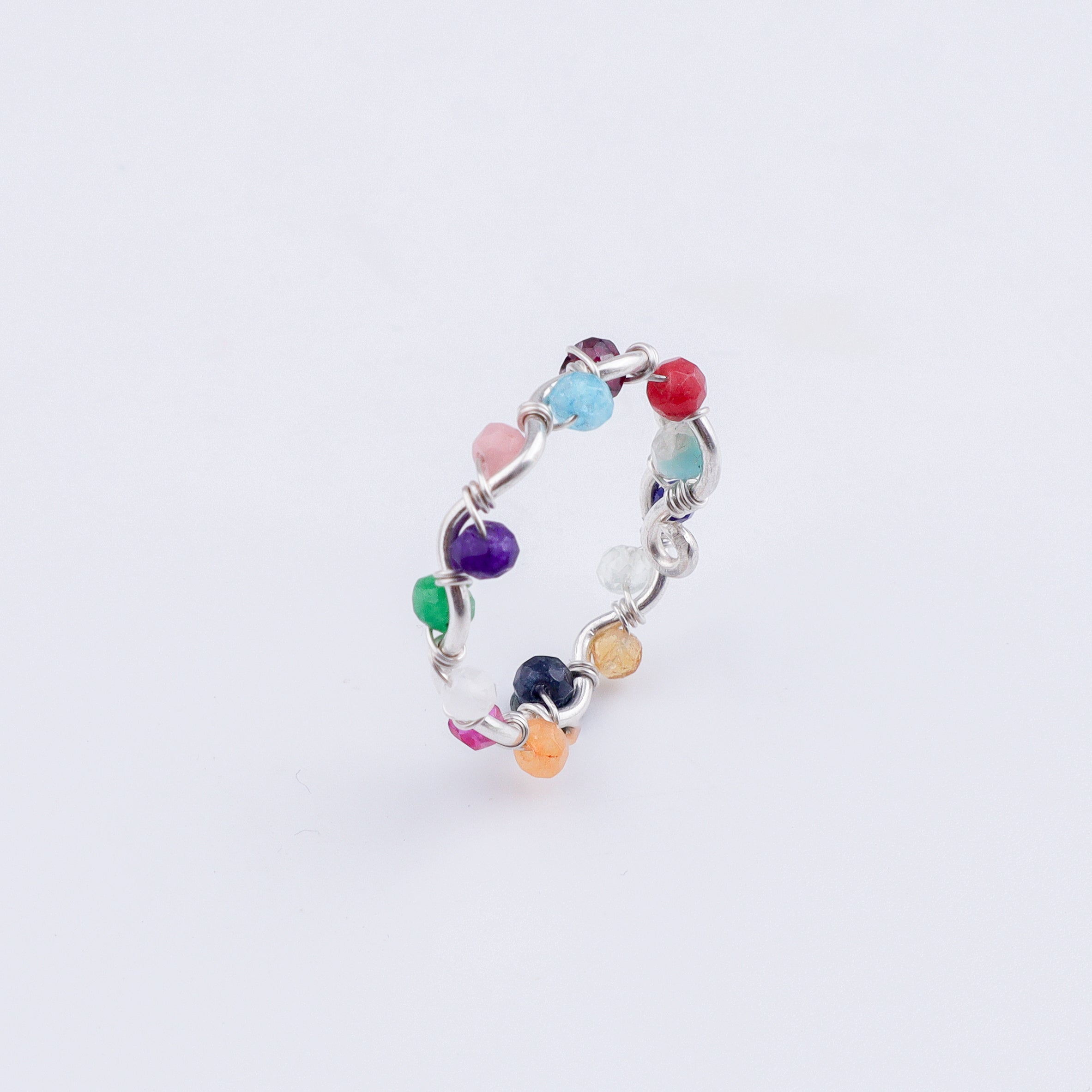 Multicolor Twisted Ring (Project Handmade)
