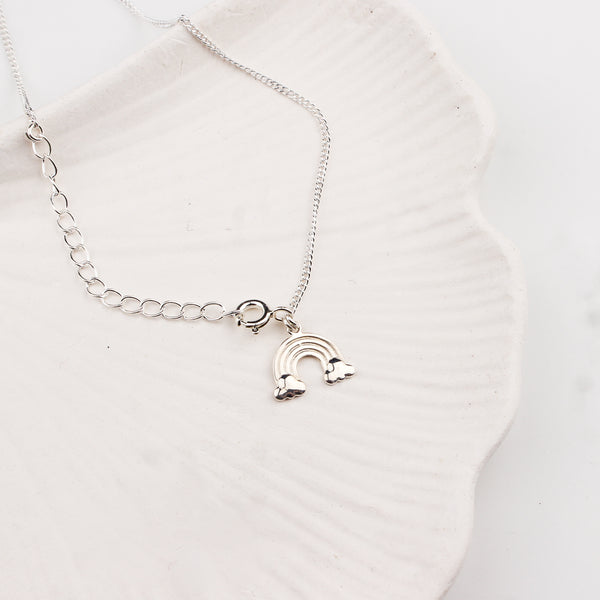 Silver Chain & Starfish Charm Anklet by House of Aadyaa