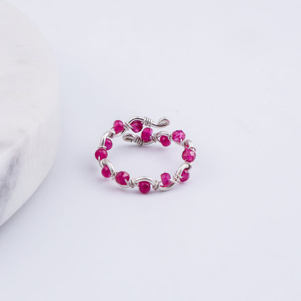 Ruby Twisted Ring (Project Handmade)
