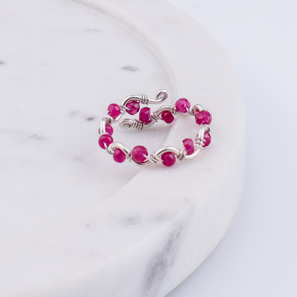 Ruby Twisted Ring (Project Handmade)
