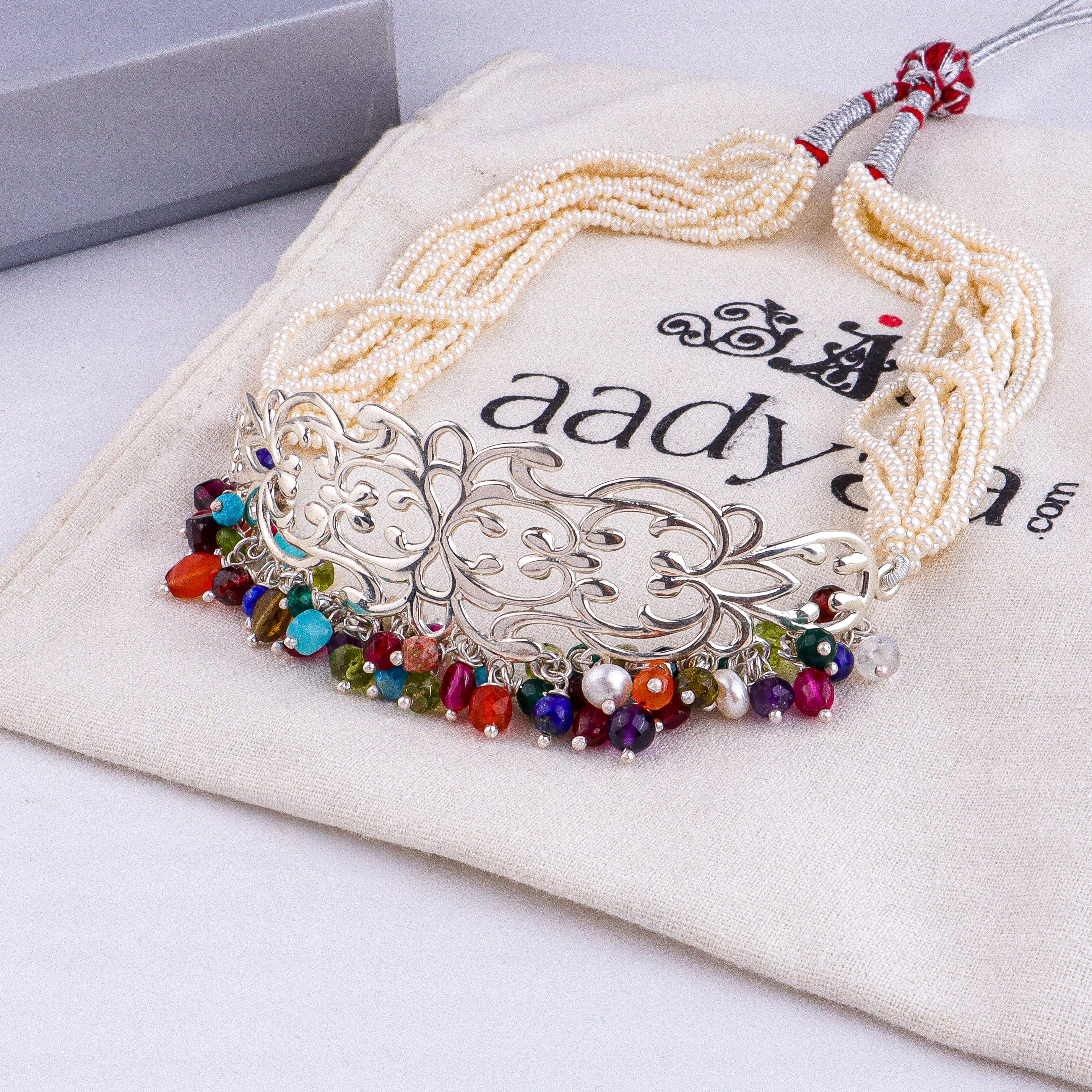 Nakshi Choker Necklace | 92.5 Sterling Silver