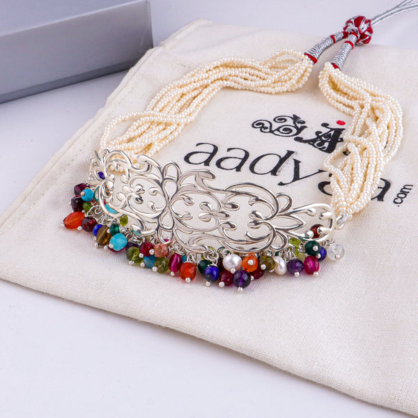Nakshi Choker Necklace | 92.5 Sterling Silver