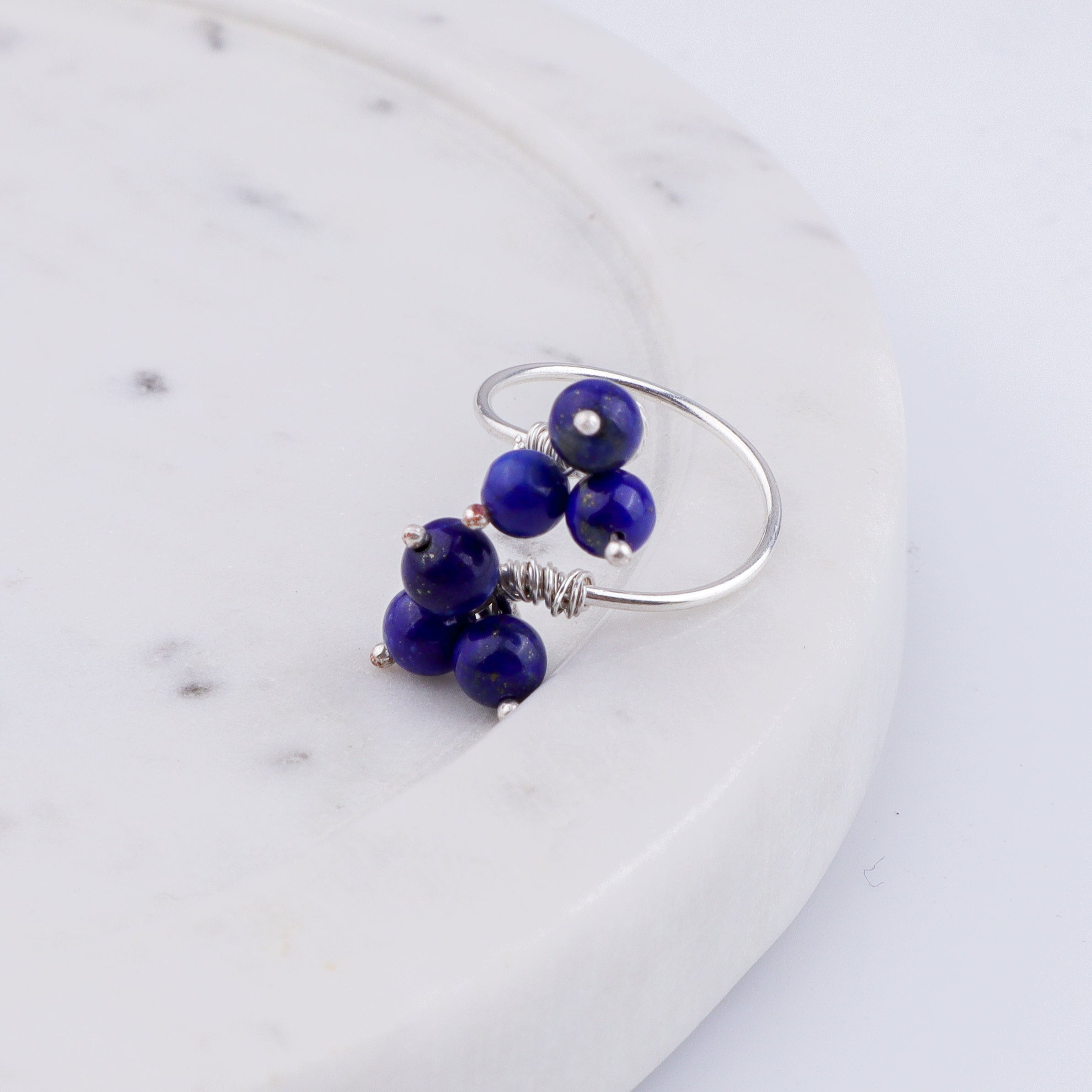 Lappis Lazuli Bunch Ring (Project Handmade)