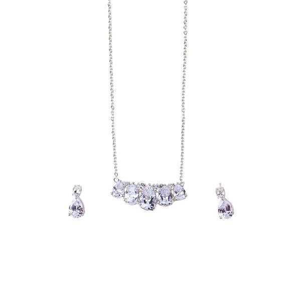 CZ Water Drop Set