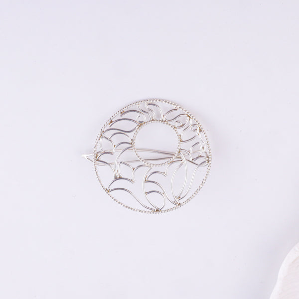 Filigree Circle Hairpin | 92.5 Sterling Silver