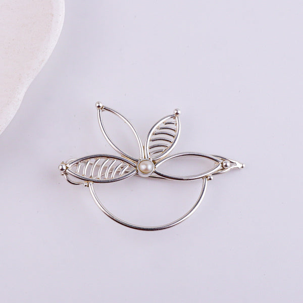 Pearl Flower Hairpin | 92.5 Sterling Silver