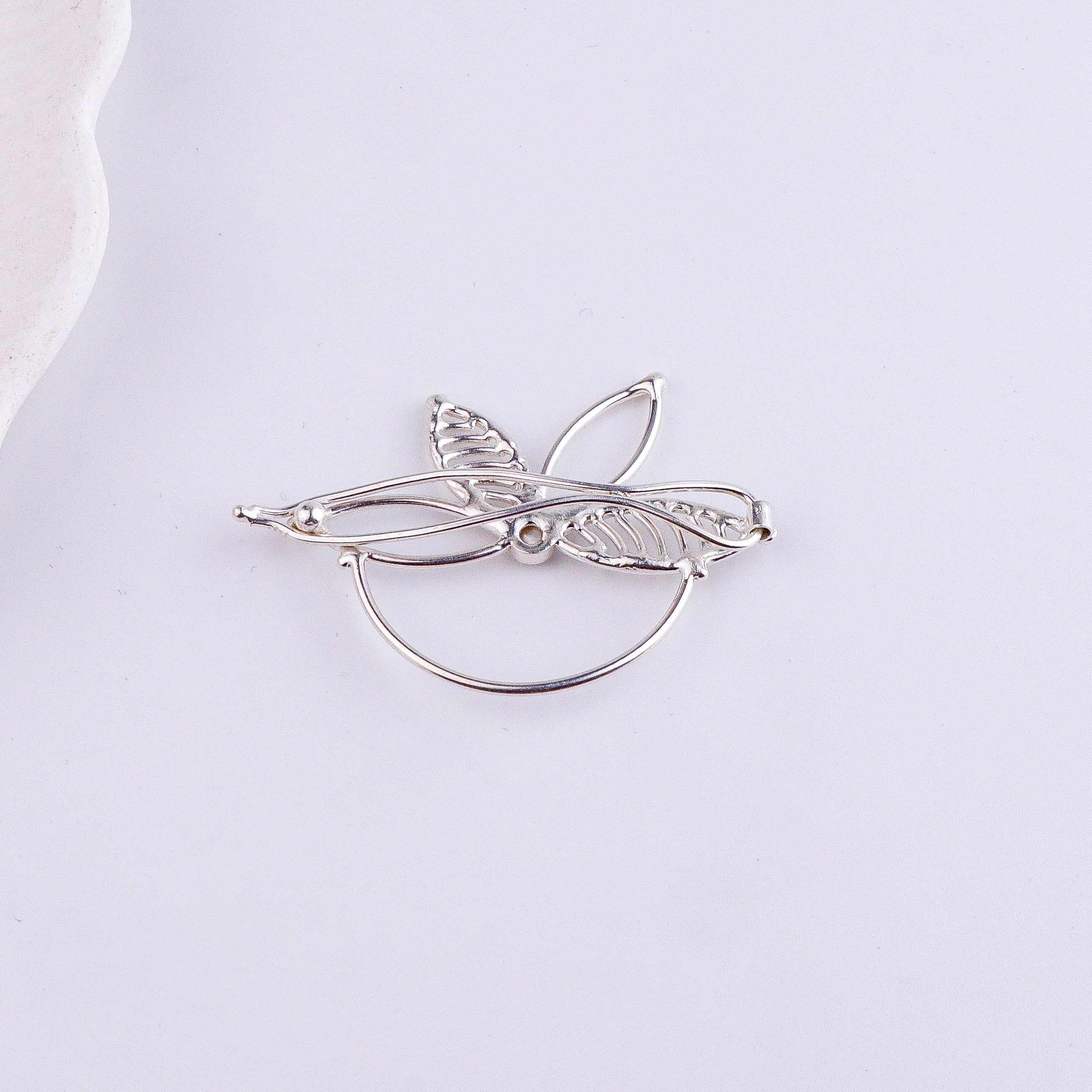 Pearl Flower Hairpin | 92.5 Sterling Silver