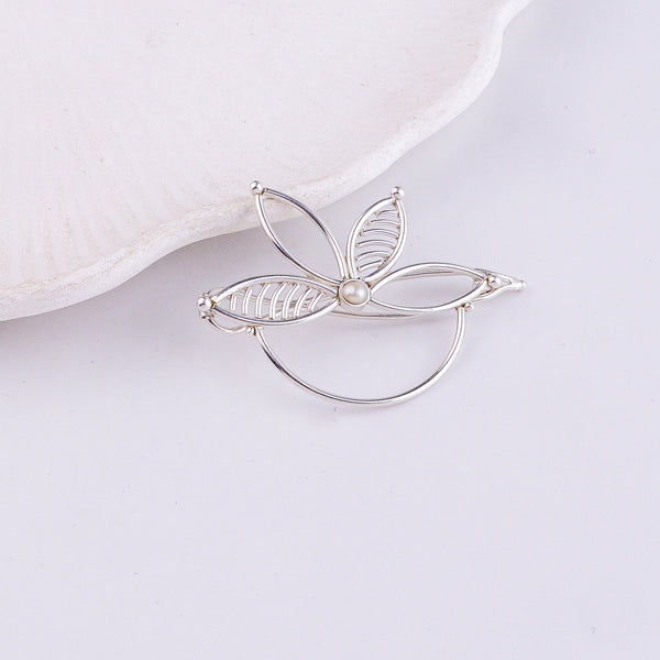 Pearl Flower Hairpin | 92.5 Sterling Silver