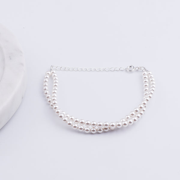 2 Layered Pearl Bracelet