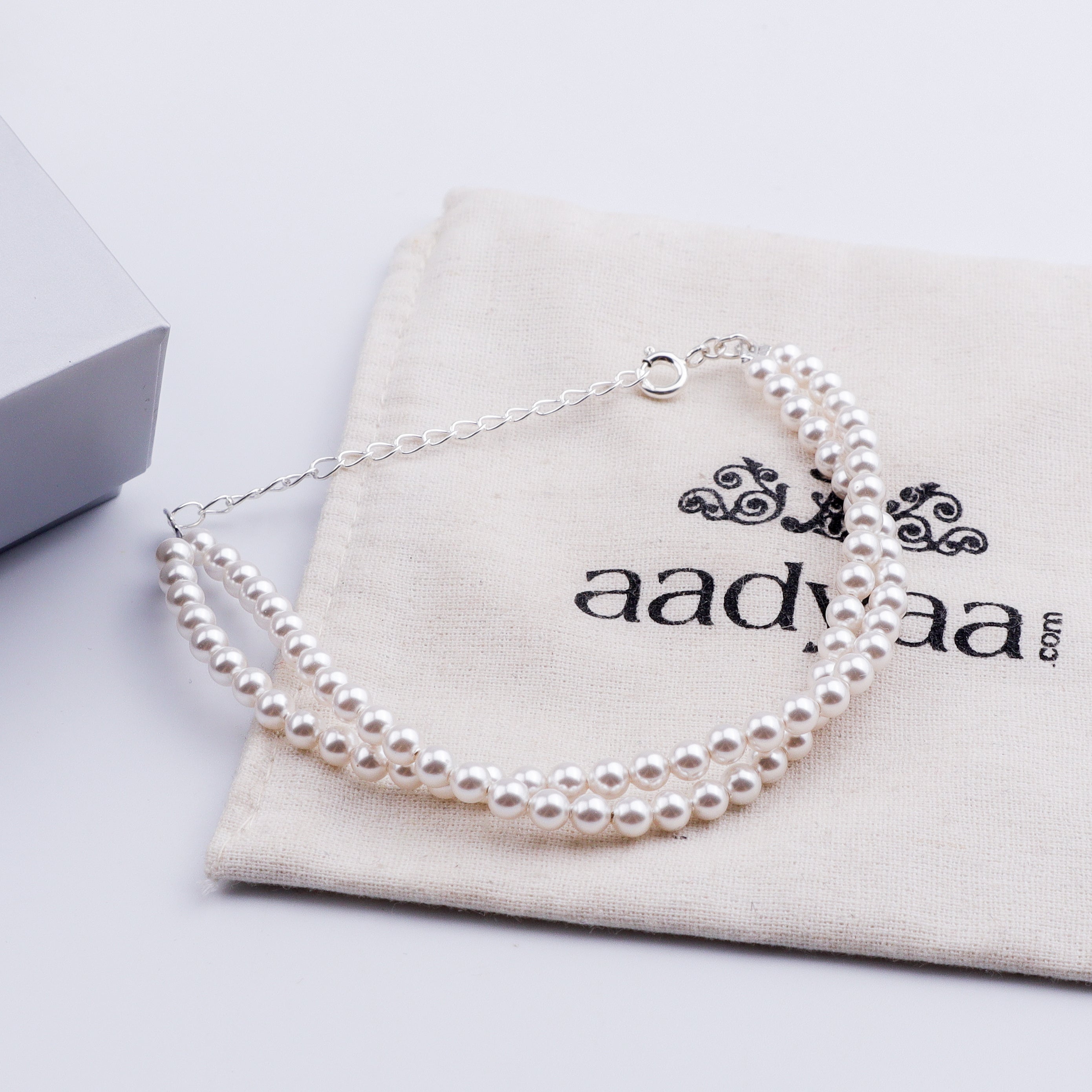 2 Layered Pearl Bracelet
