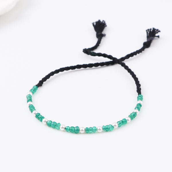 Pearl & Semiprecious Stones Anklets