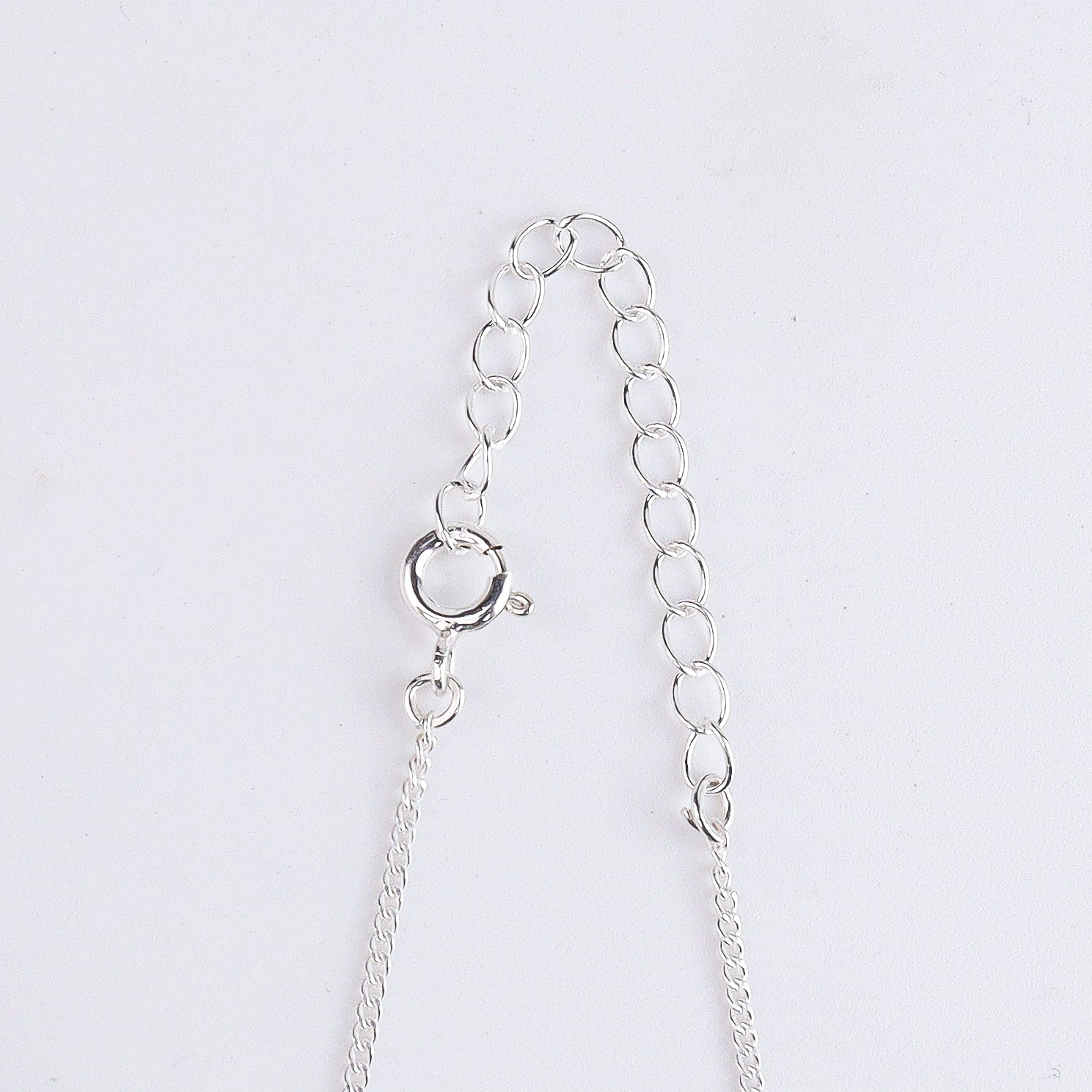 Green Onyx, Pearl, Black Spinel & Rubies Silver Chain Mangalsutra (Project Handmade)