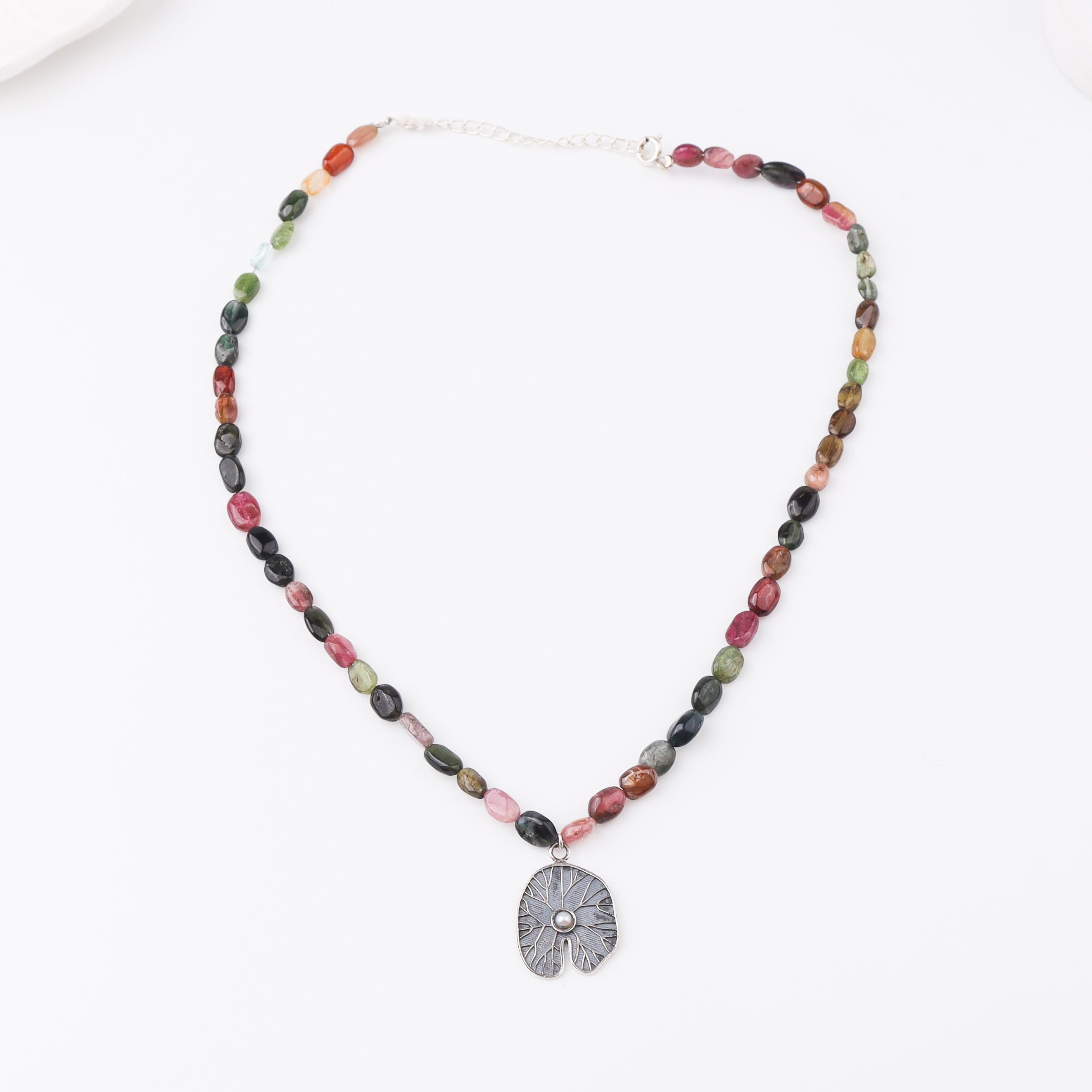 Saroj Parna Pendant Necklace with Tourmaline