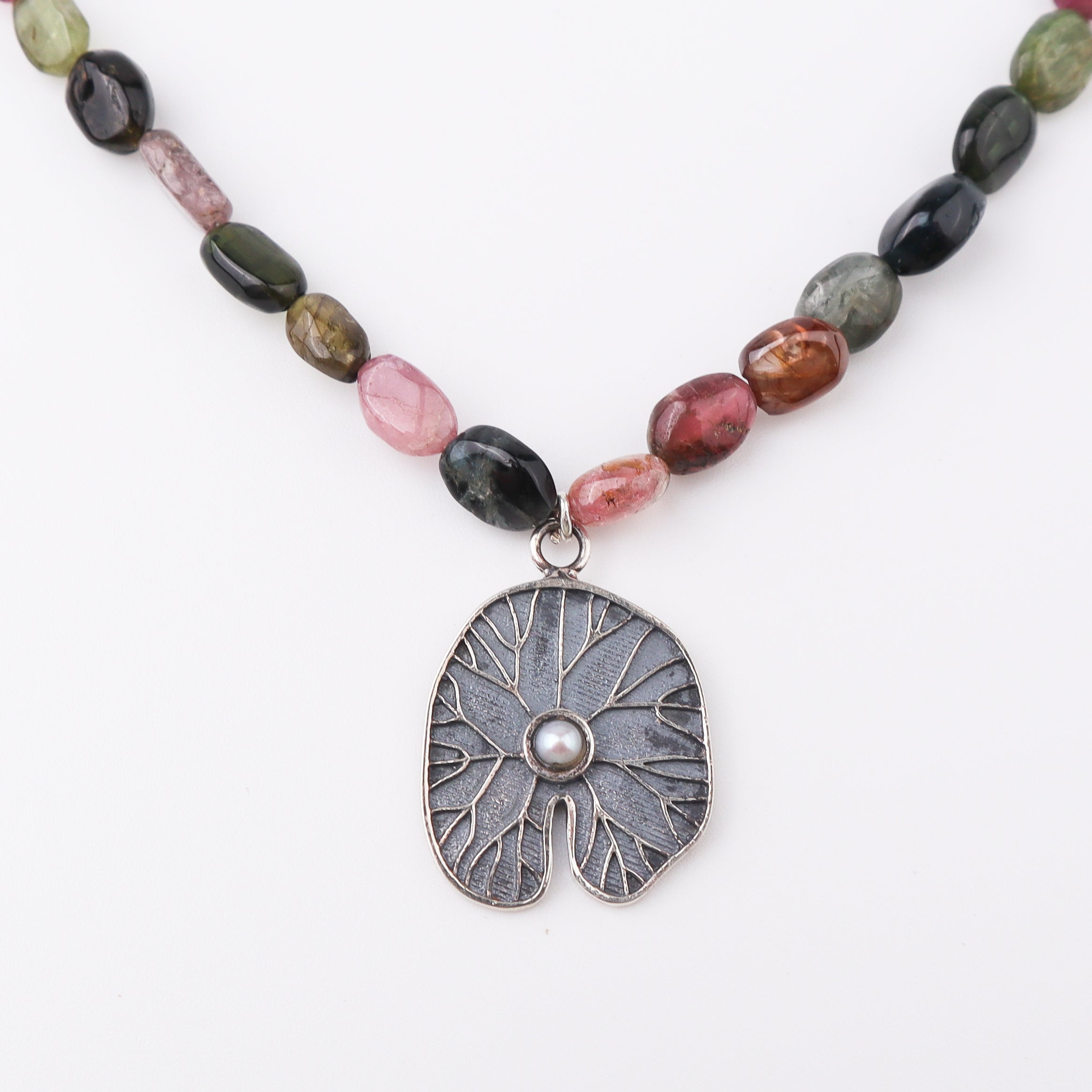 Saroj Parna Pendant Necklace with Tourmaline