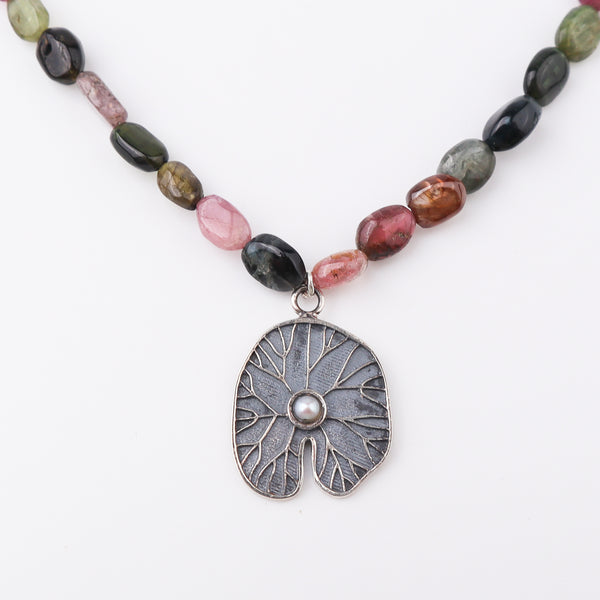 Saroj Parna Pendant Necklace with Tourmaline