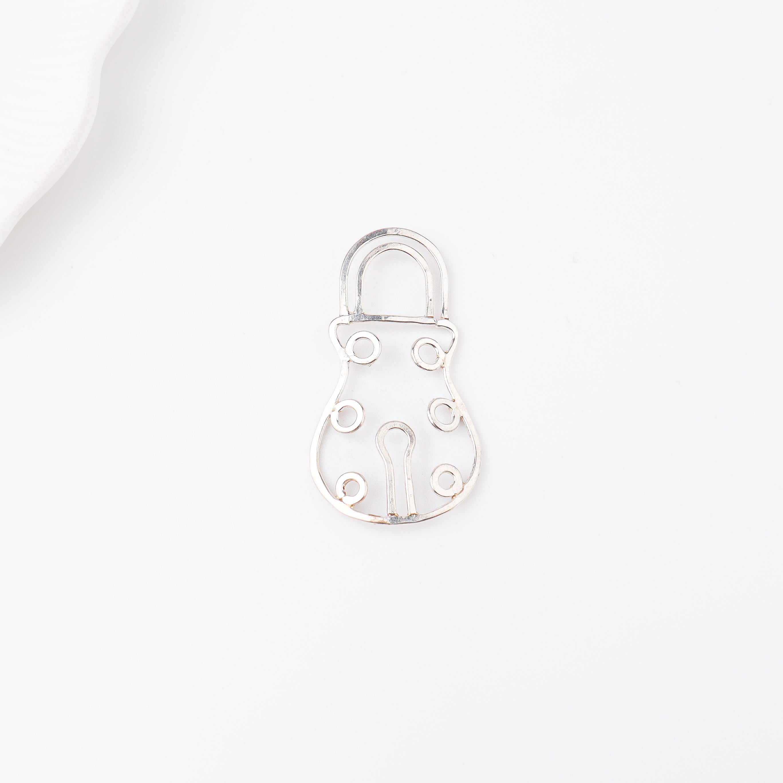 Silver Lock Hairpin