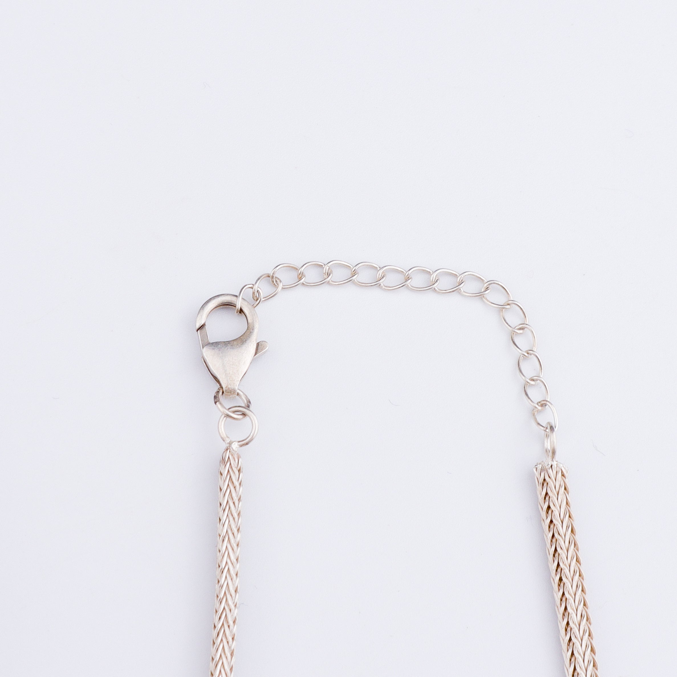 Polki Choker Design Silver Set (Moissanite)