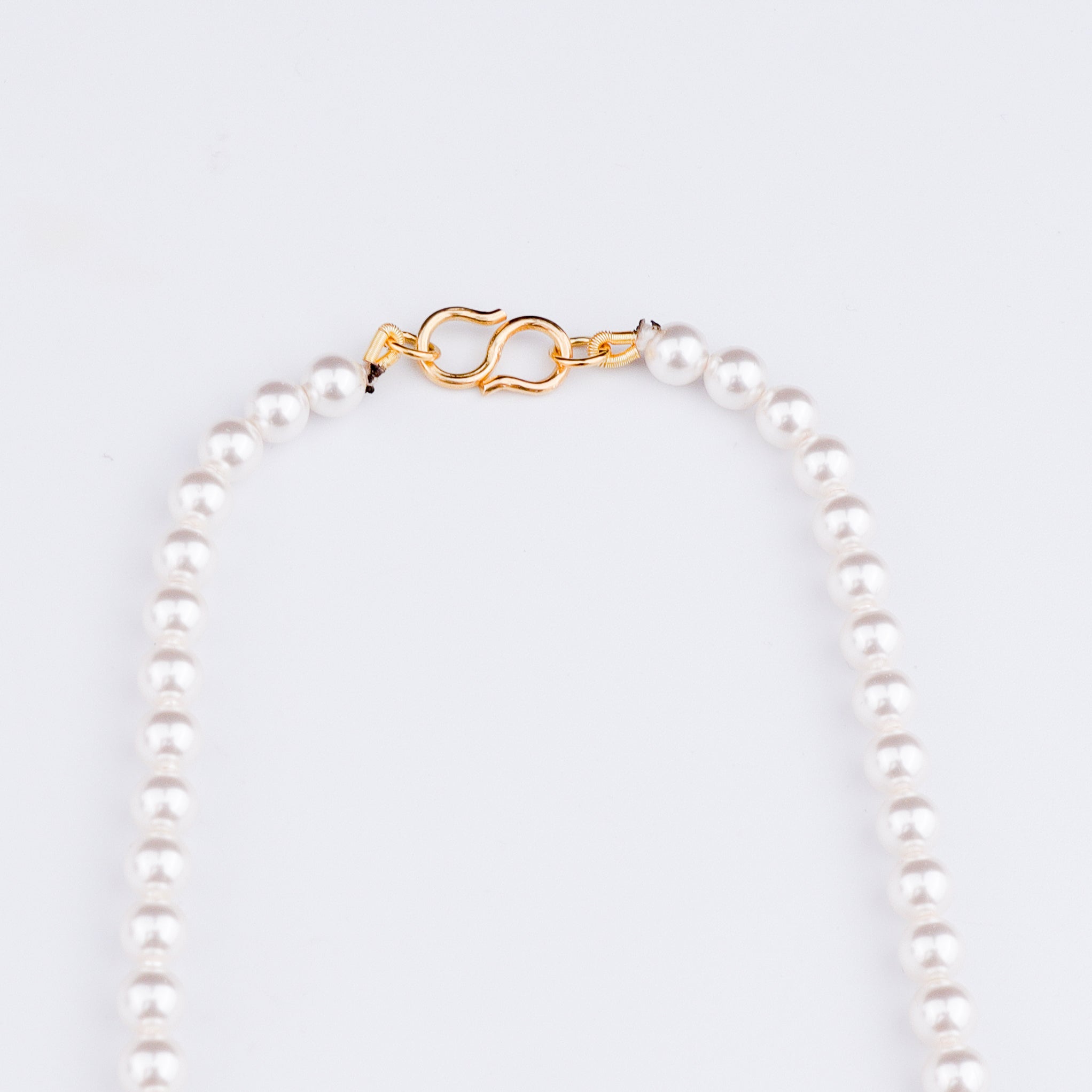 Abstract Lotus & Pearl Set | 22K Gold Plated | 92.5 Silver