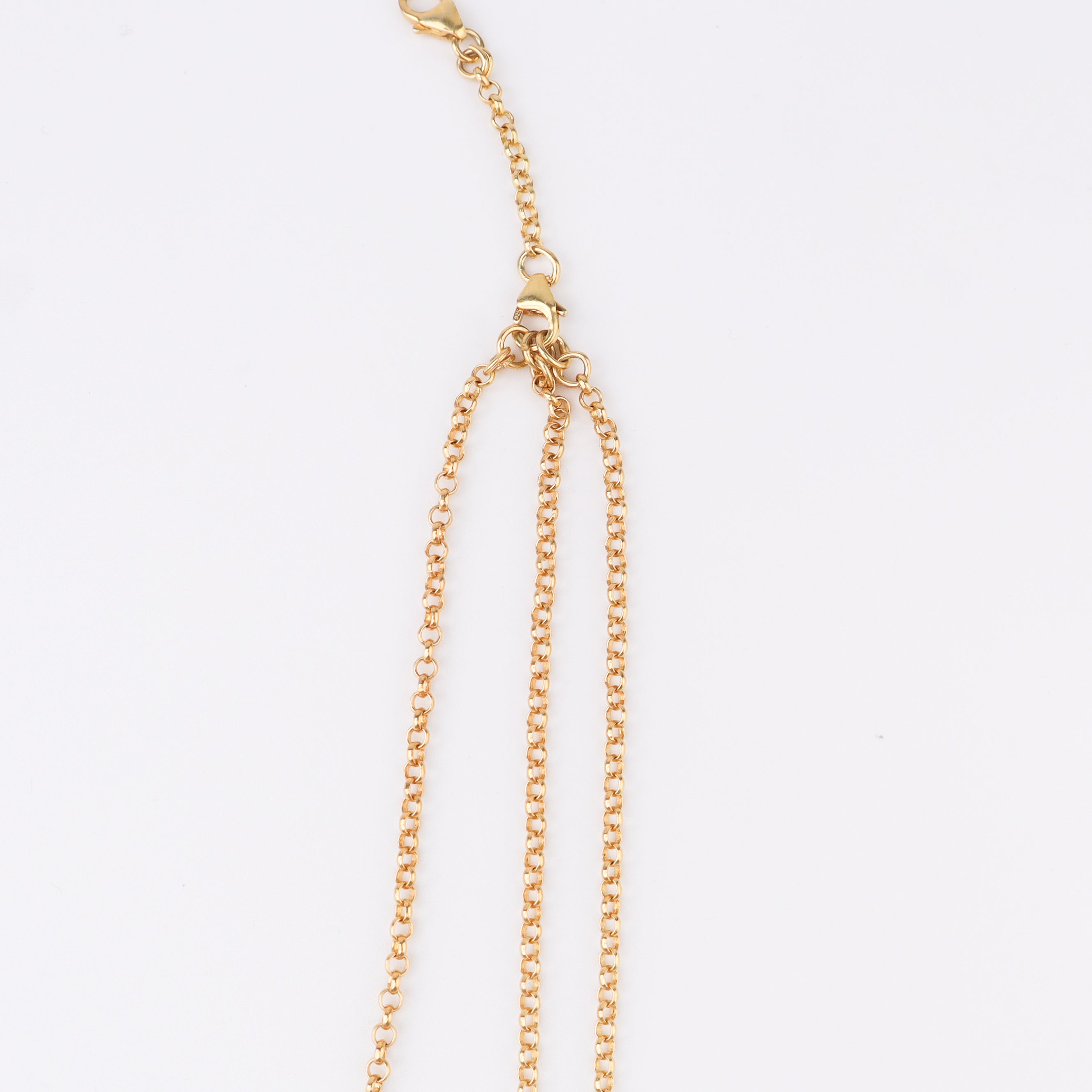 3 in 1 Silver Necklace |  92.5 Silver | 22K Gold Plated