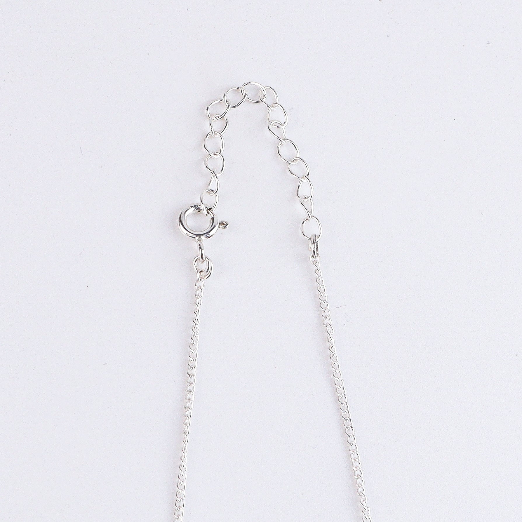 Black Spinel Wrapped Silver Chain Mangalsutra (Project Handmade)