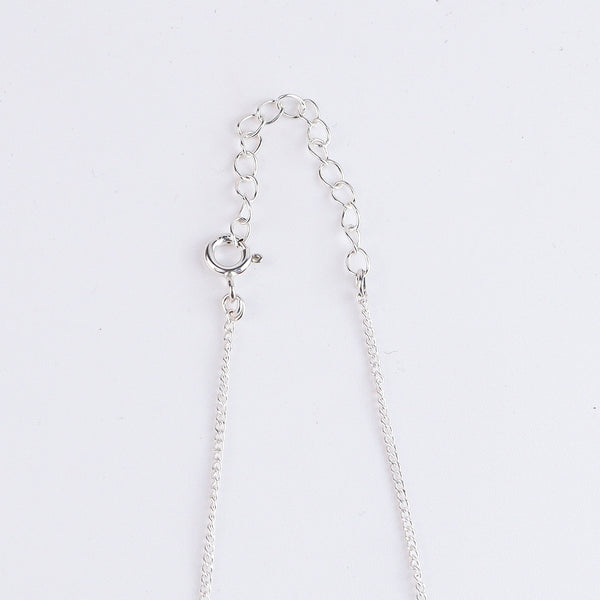 Black Spinel Wrapped Silver Chain Mangalsutra (Project Handmade)