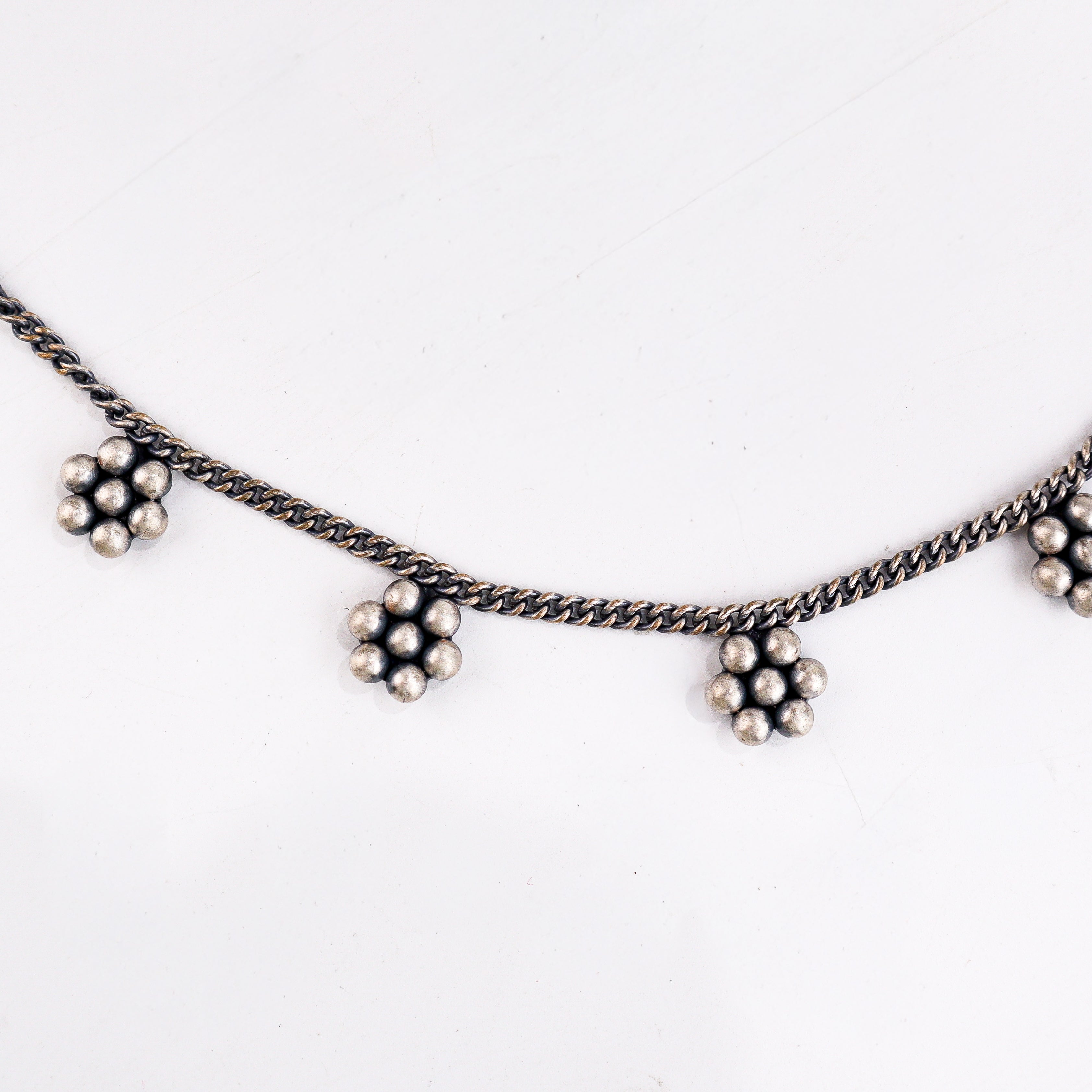 Kudi chain choker styled with saree